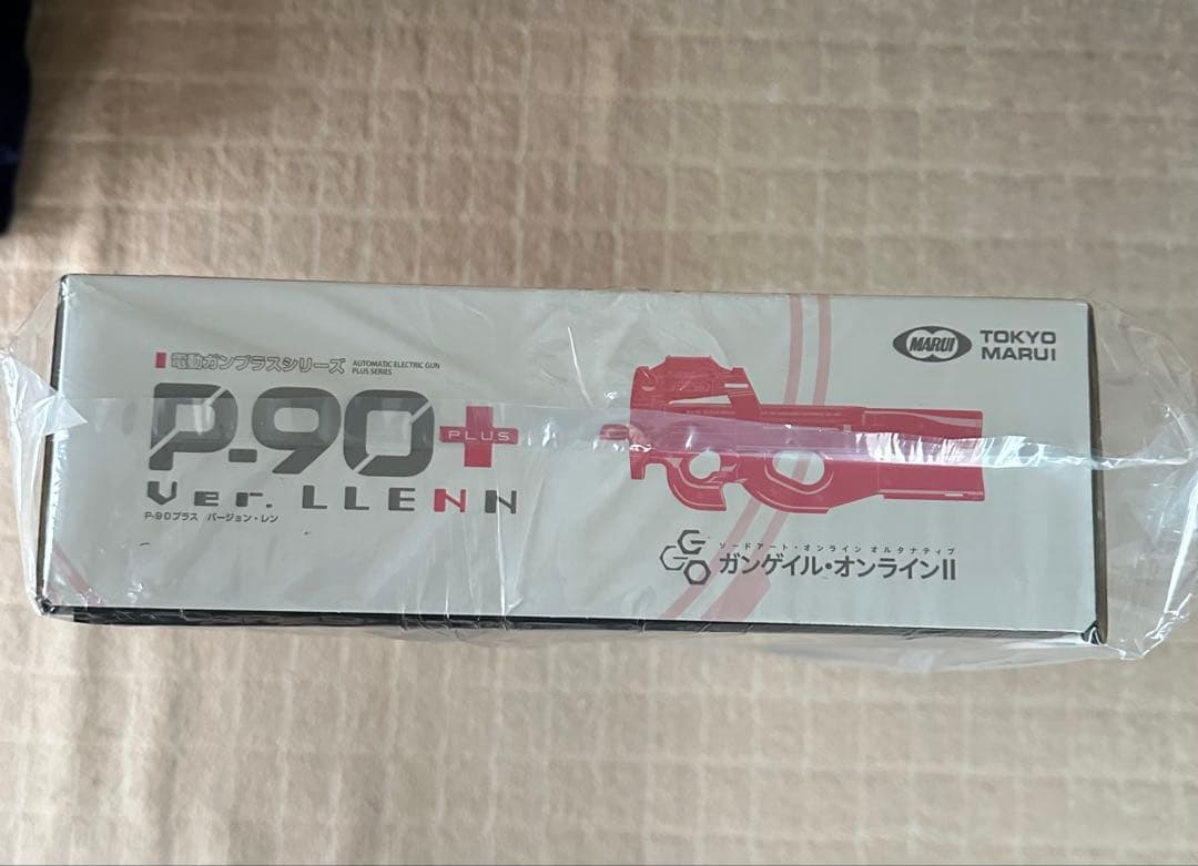 東京マルイP90レン(未開封)+販促ポスター額付+FMA P90リアスイベル