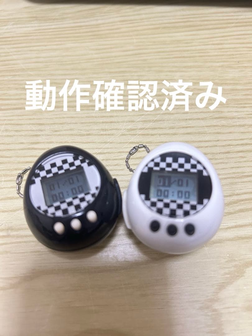 【動作確認済み】恋するたまごっちゅ　ＢＬＡＣＫ＆ＷＨＩＴＥ　バンダイ【希少】