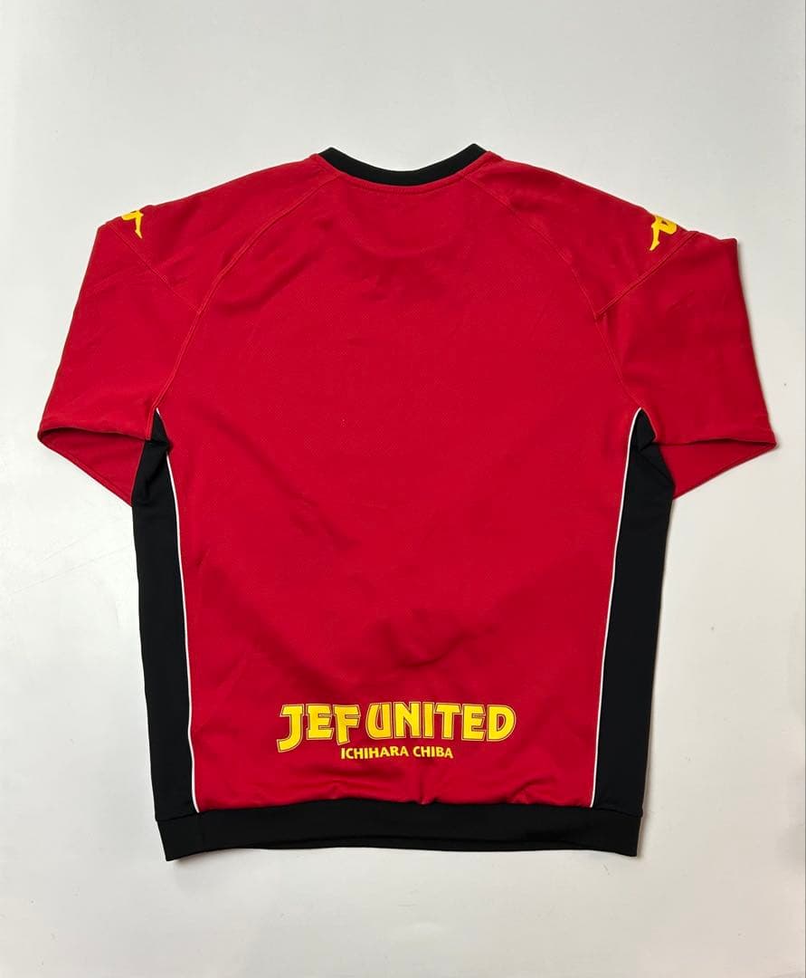 ジェフユナイテッド市原千葉　Kappa 長袖サッカーウェア　レッド　2XOサイズ