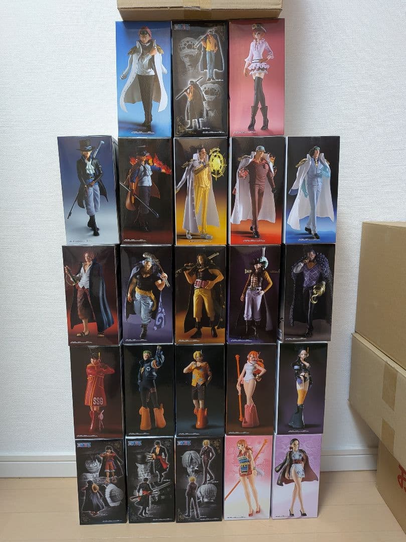 ワンピース　出航　フィギュア　コンプリート