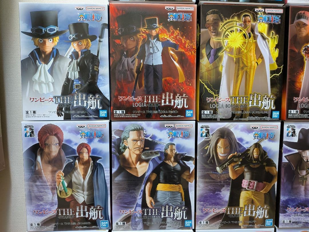 ワンピース　出航　フィギュア　コンプリート