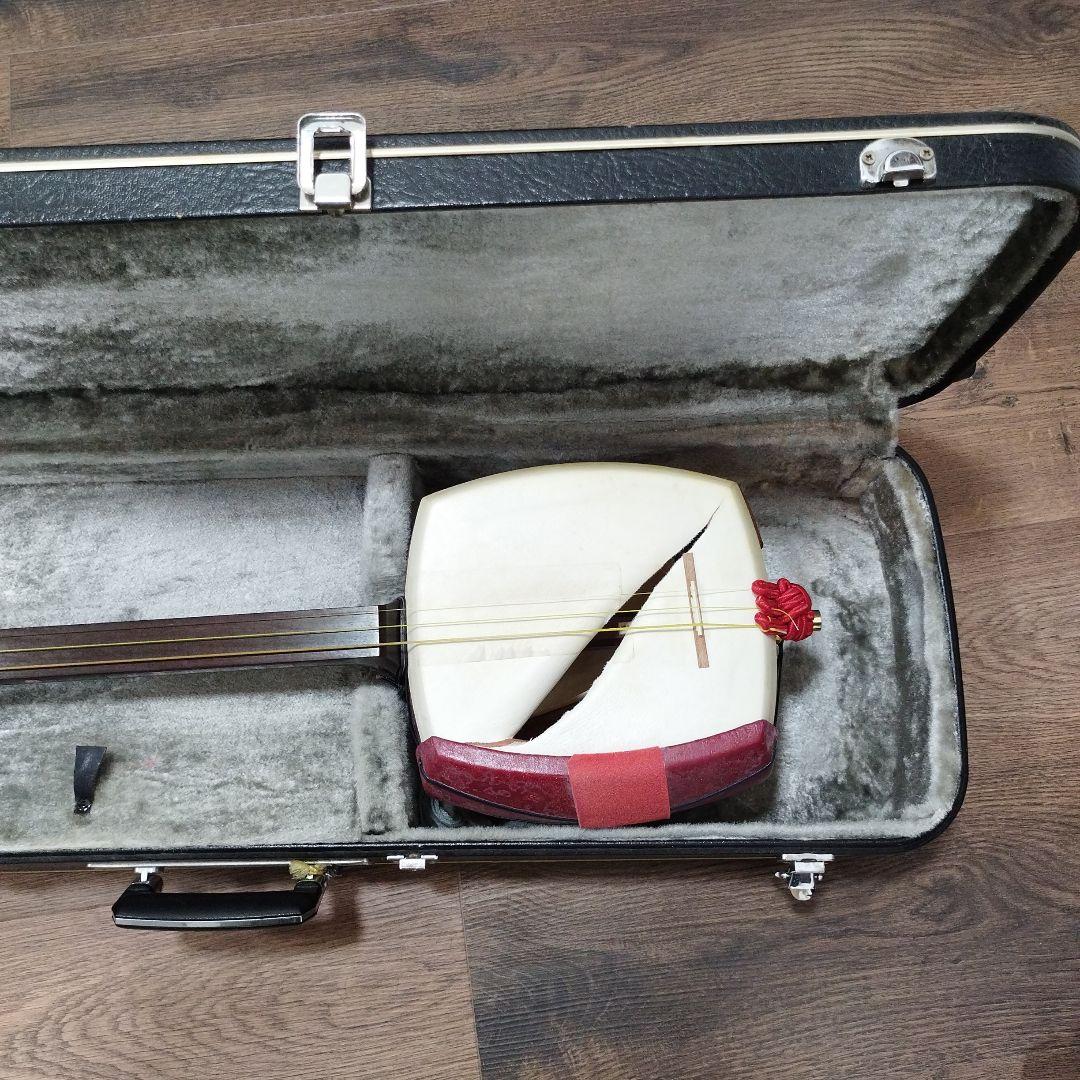 お値下げしました！津軽三味線 本体　ハードケース付き ♪