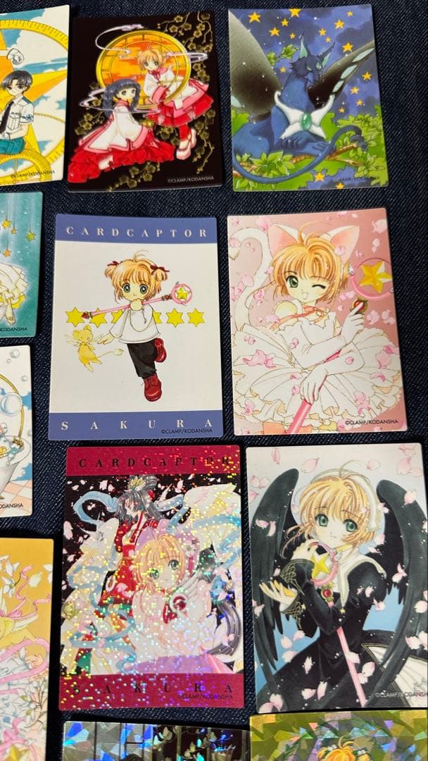 さくらカード編 原作版カードキャプターさくらシングルカード 18枚