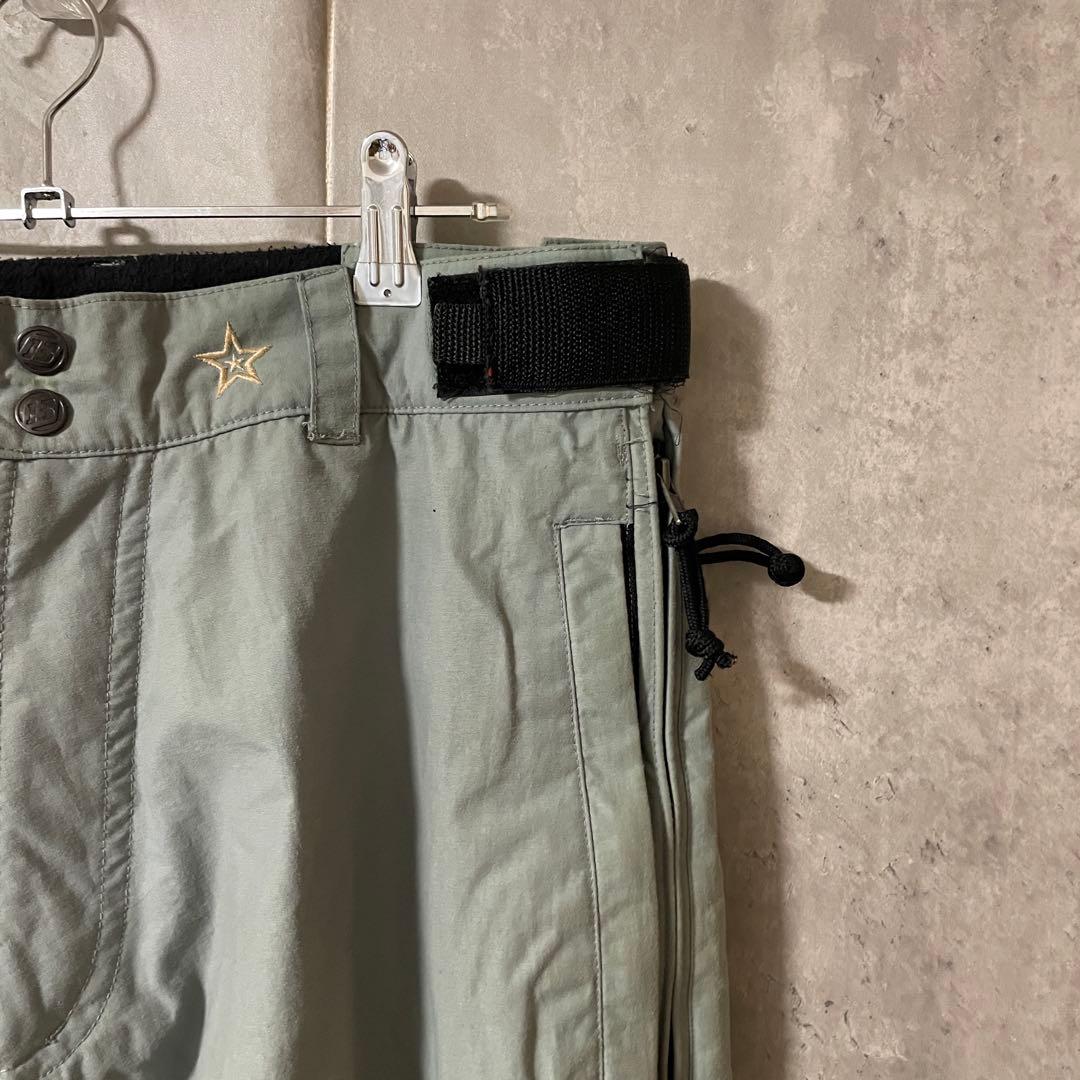 burtonバートンスキーパンツスノーボードウェアズボン下水色青ブルーメンズ希少