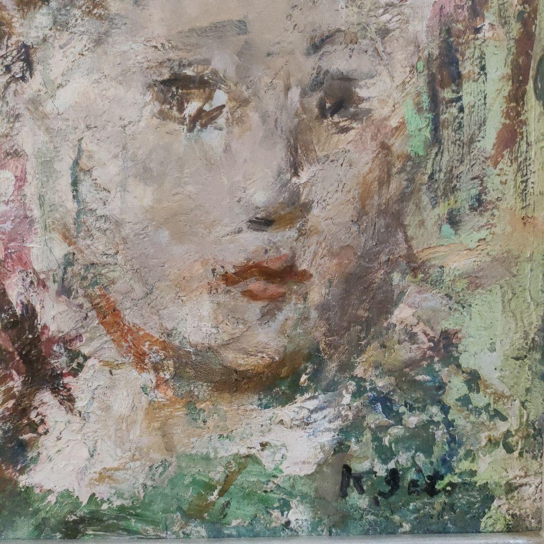 佐藤吉五郎　油彩画『少女』