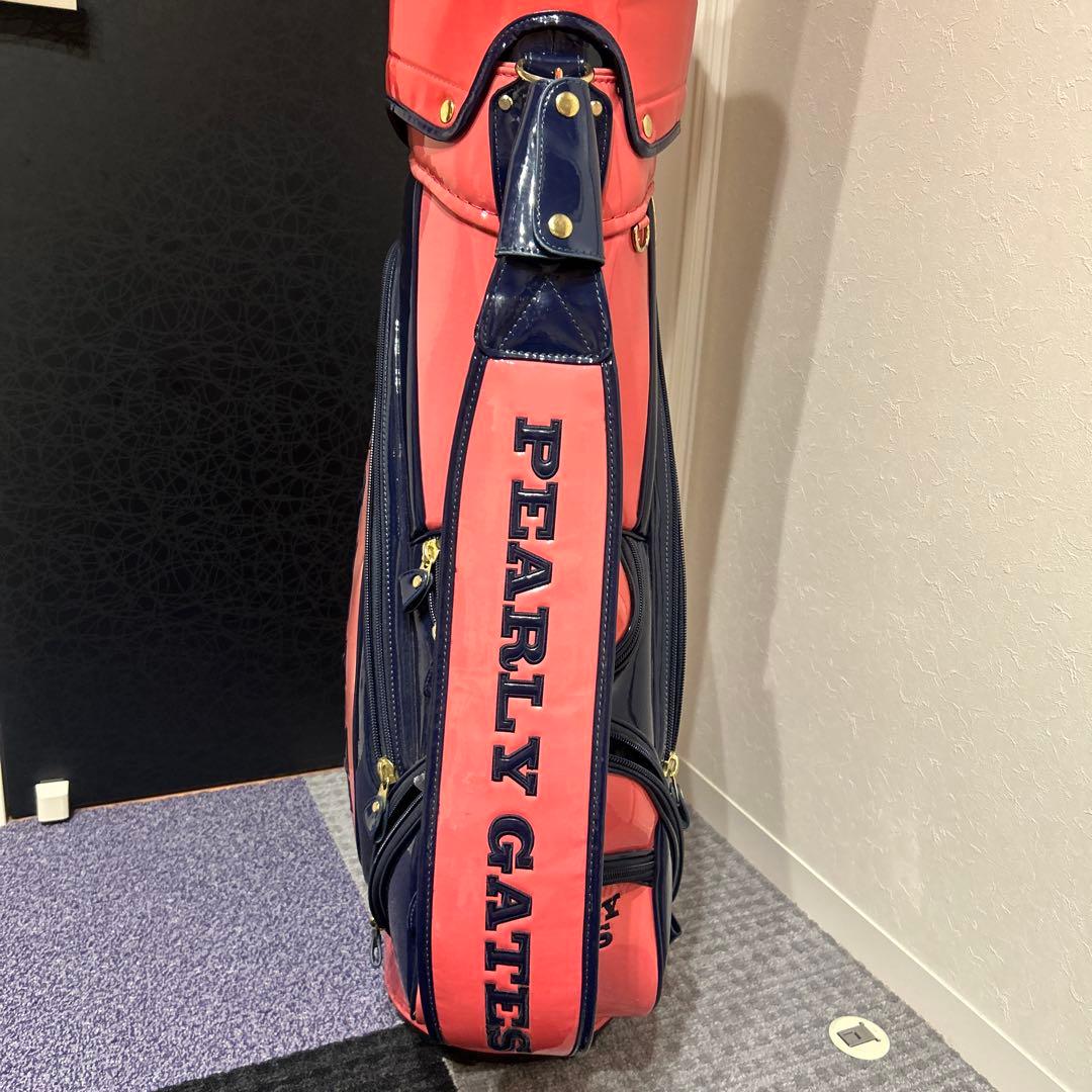 PEARLYGATES パーリーゲイツ レディース キャディバッグ エナメル