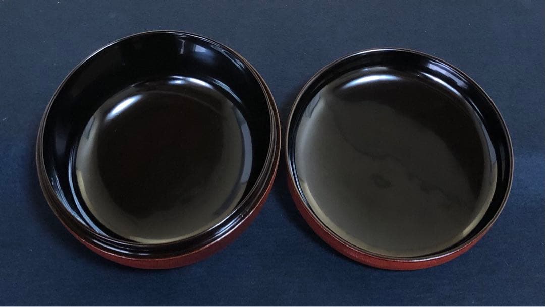 《R》輪島塗 糸目 食籠 喰籠 菓子器 塗師 静峰 共布 共箱 260116き4