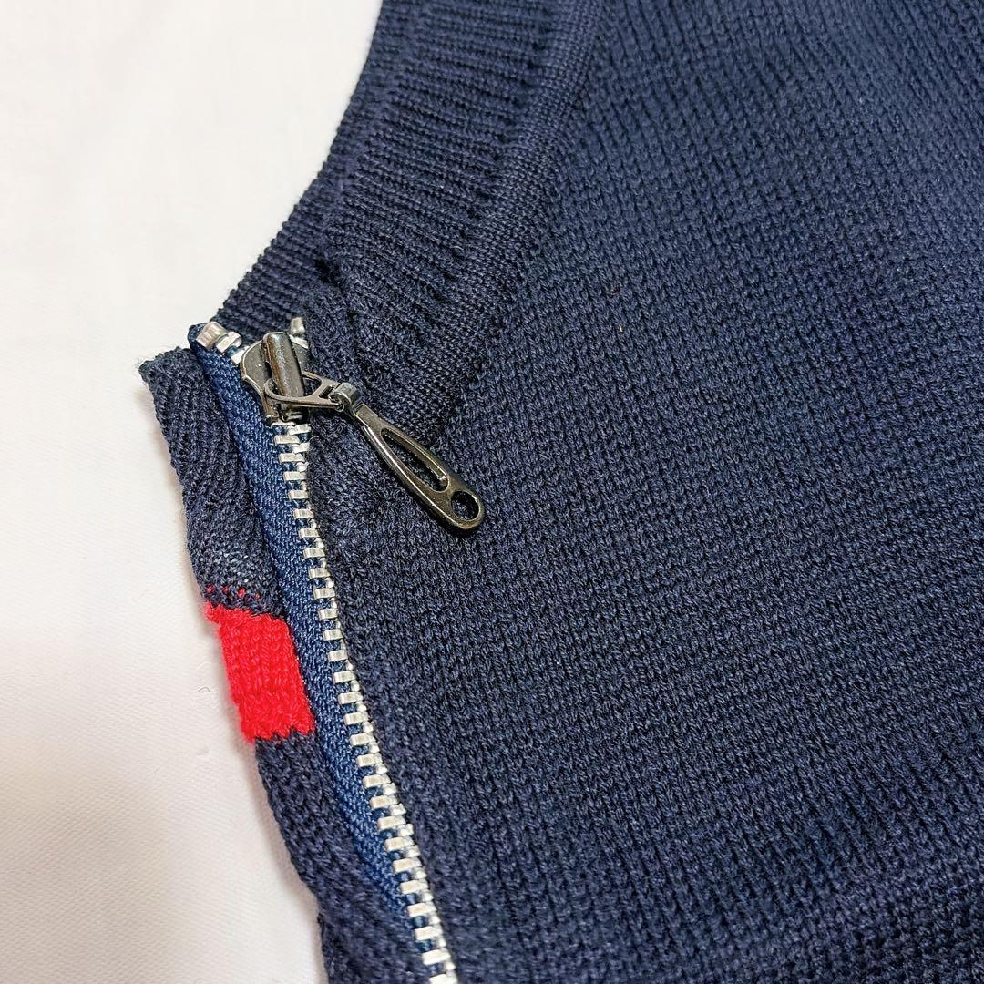 【新品タグ付き】MUNSINGWEAR ベスト 90年代 ネイビー M