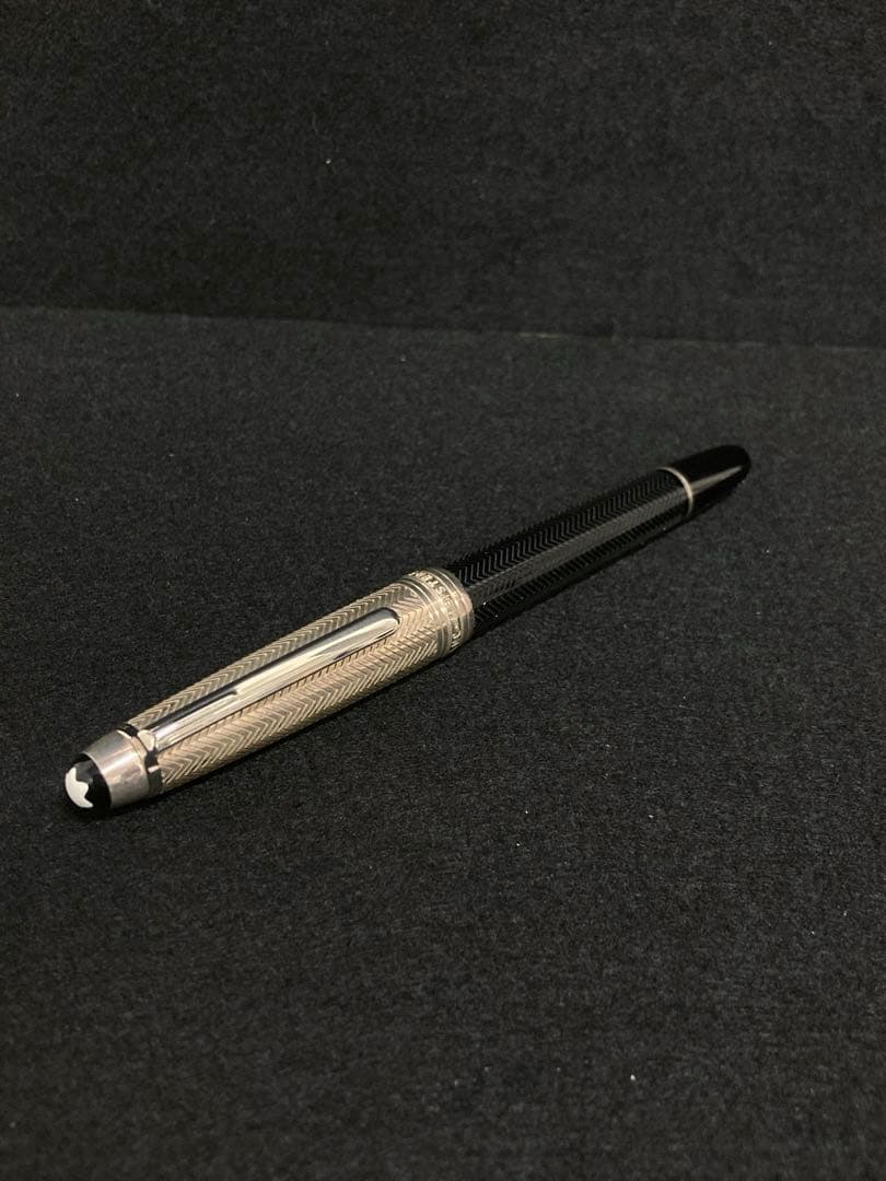 モンブラン 万年筆 ソリテール 146 ドゥエ シルバーバーリー ペン先18K