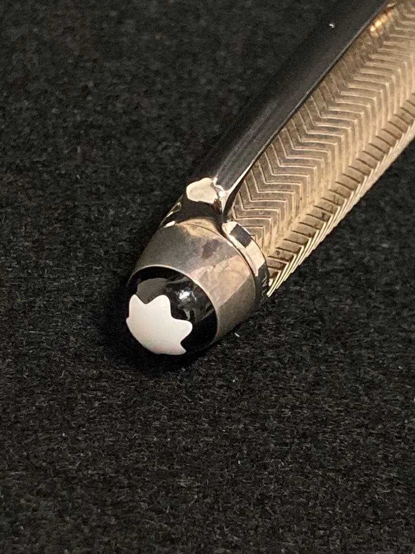 モンブラン 万年筆 ソリテール 146 ドゥエ シルバーバーリー ペン先18K