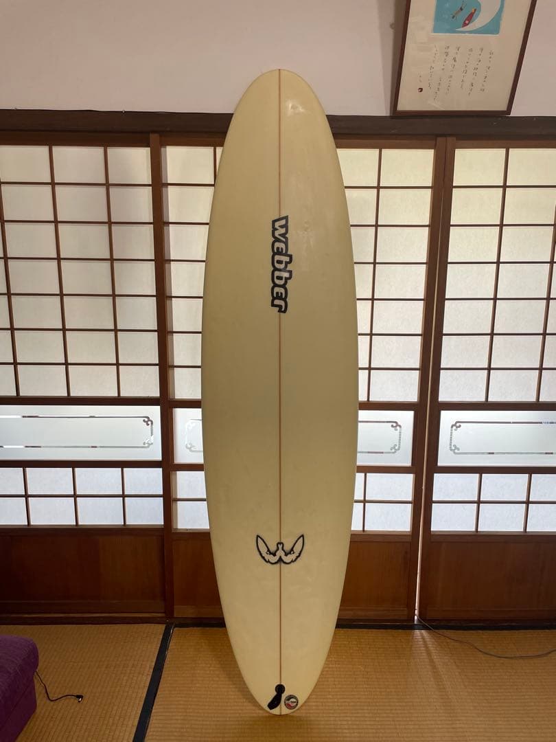 Webber ミッドレングス(ファンボード) 6’5”ハードケース付