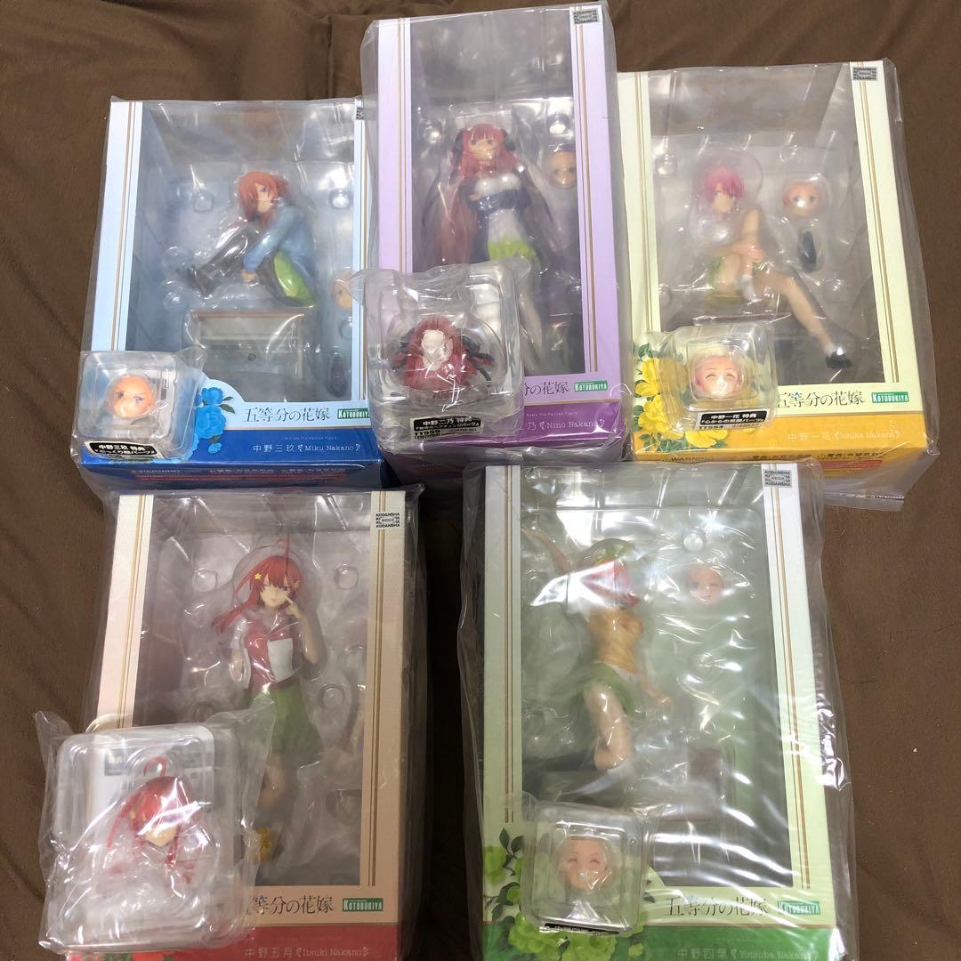 五等分の花嫁フィギュア　コトブキヤ5体セット