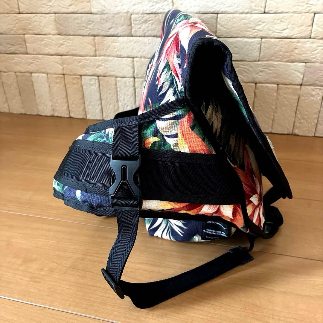 LARS 728 FIXEDGEARメッセンジャーバッグ(L) 南国ボタニカル