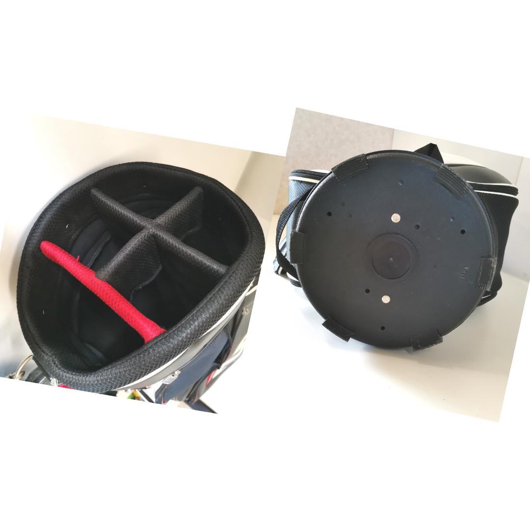 FILA フィラ キャディバッグ ゴルフバッグ ブラック 男女兼用