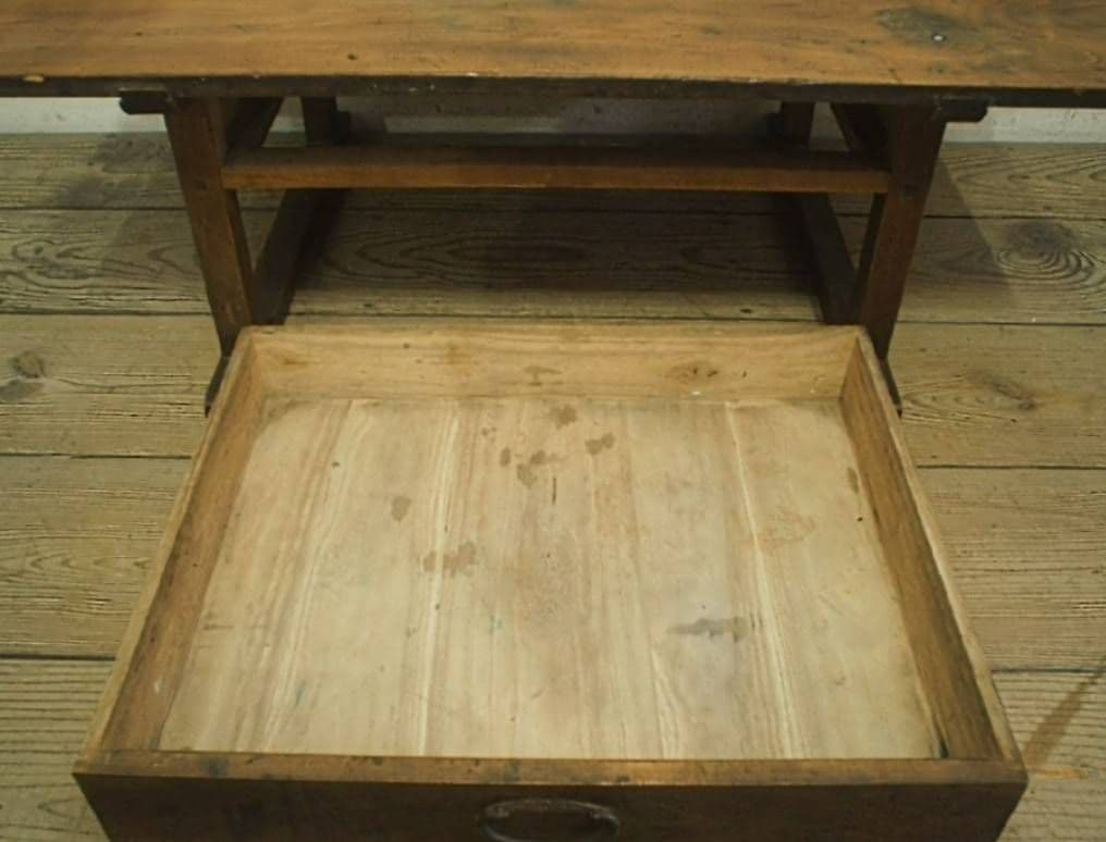 1059 アンティーク　文机　ローテーブル　展示台　古家具　古道具　レトロ