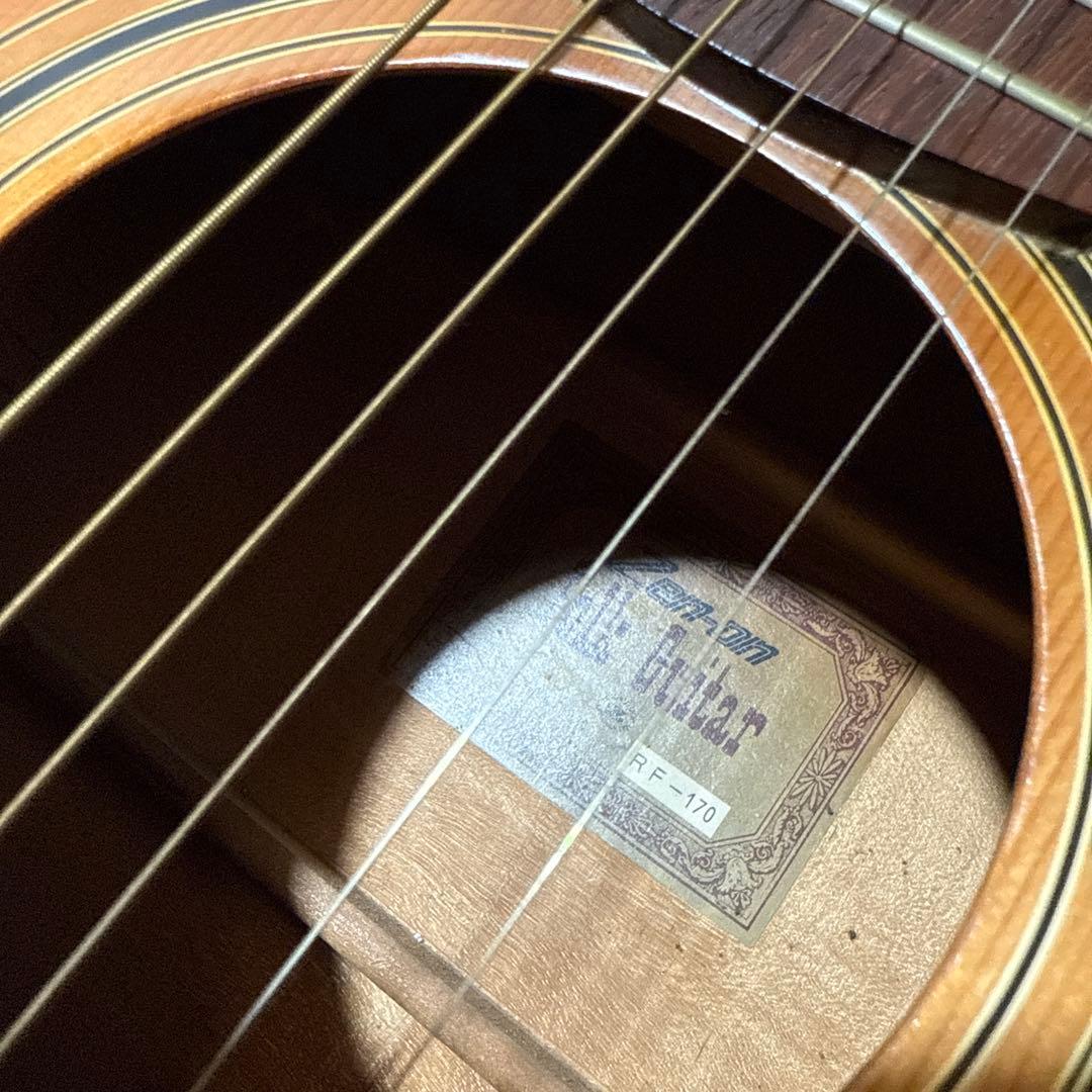 70s zenon RF-170 アコースティック フォーク ギター 日本製