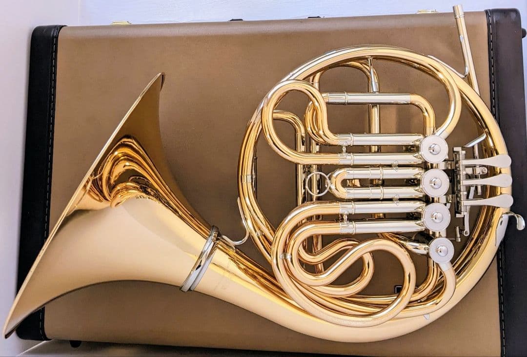 [専用]【良質品】ヤマハホルン YHR-567GDB フルダブル ゴールドブラス