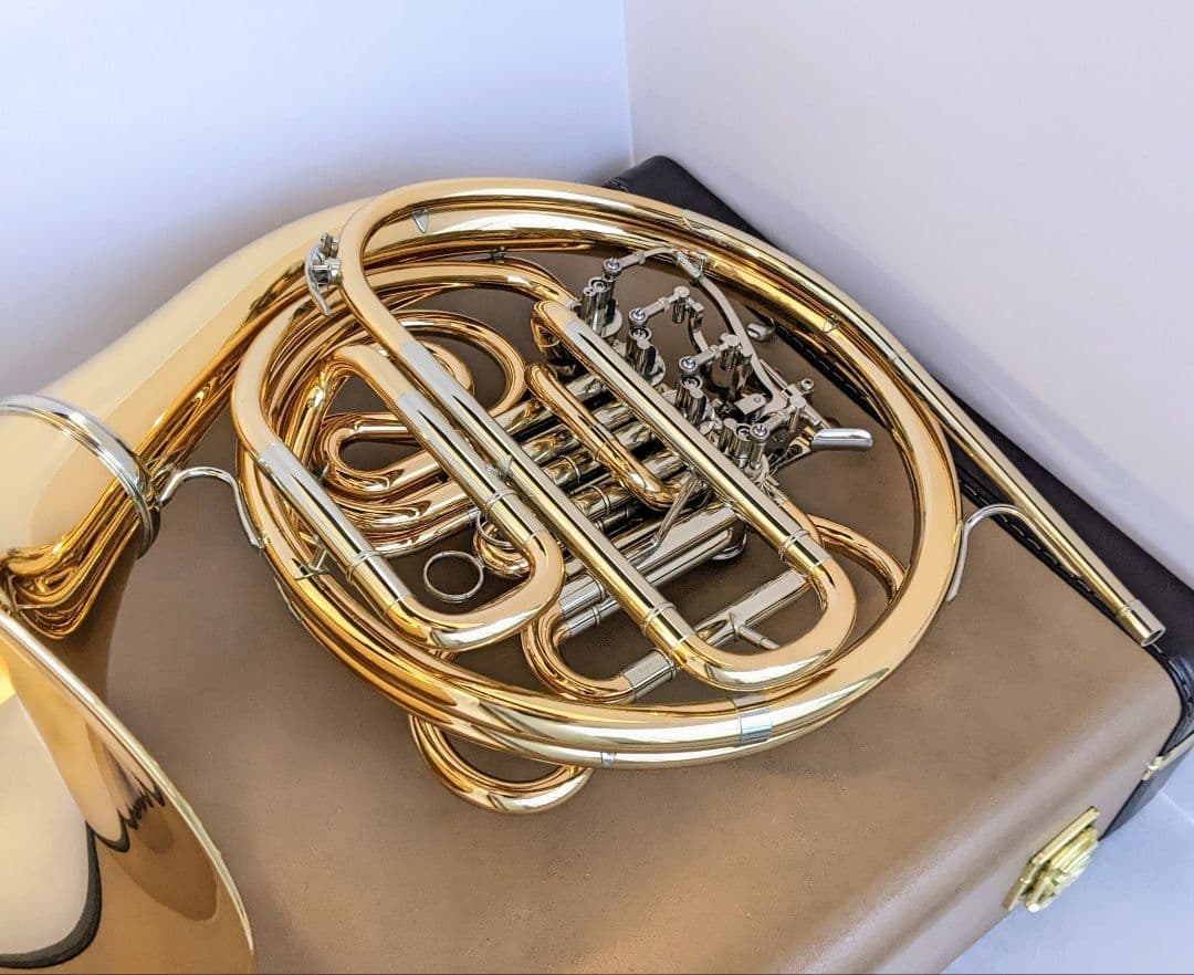 [専用]【良質品】ヤマハホルン YHR-567GDB フルダブル ゴールドブラス