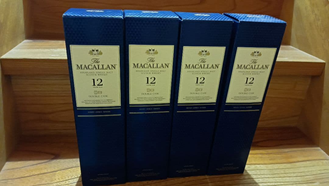 The Macallan 12 Year Old Double Cask 4本