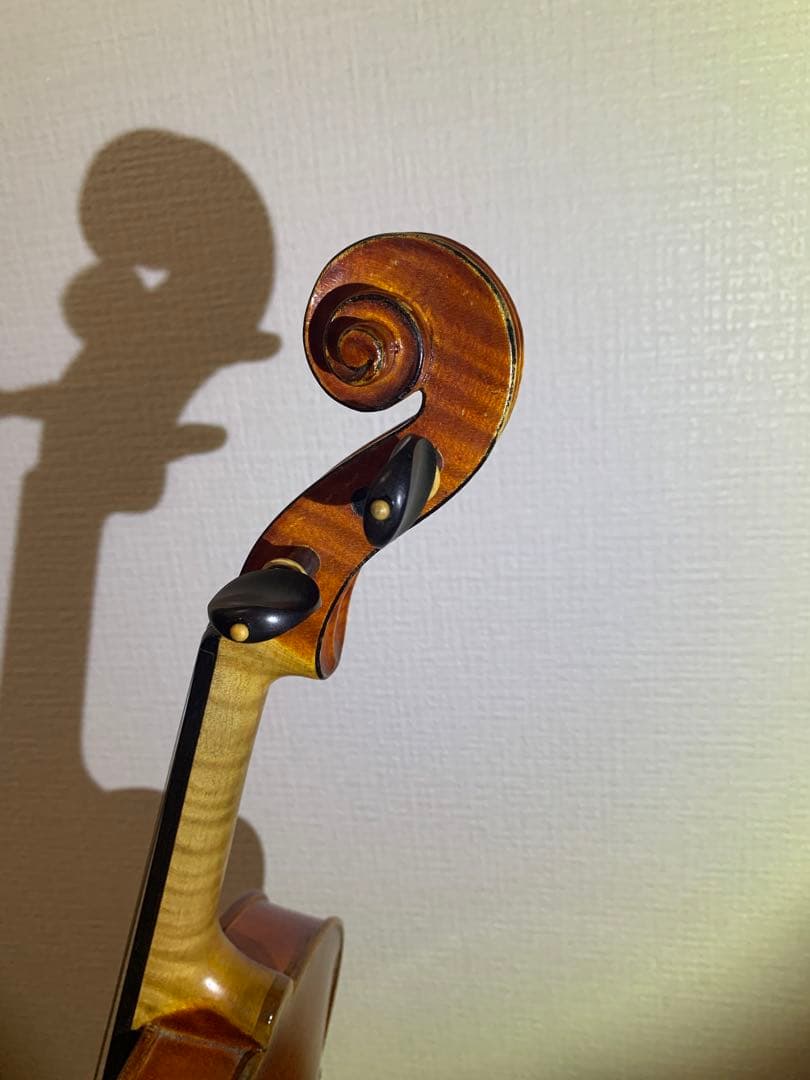 鑑定書　モダンフランス　4/4バイオリン Maurice Rougier 虎杢