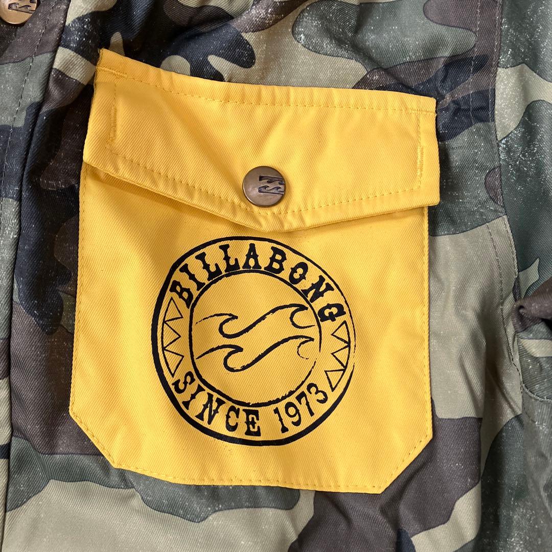 BILLABONG カモフラージュ イエロー ジャケット S
