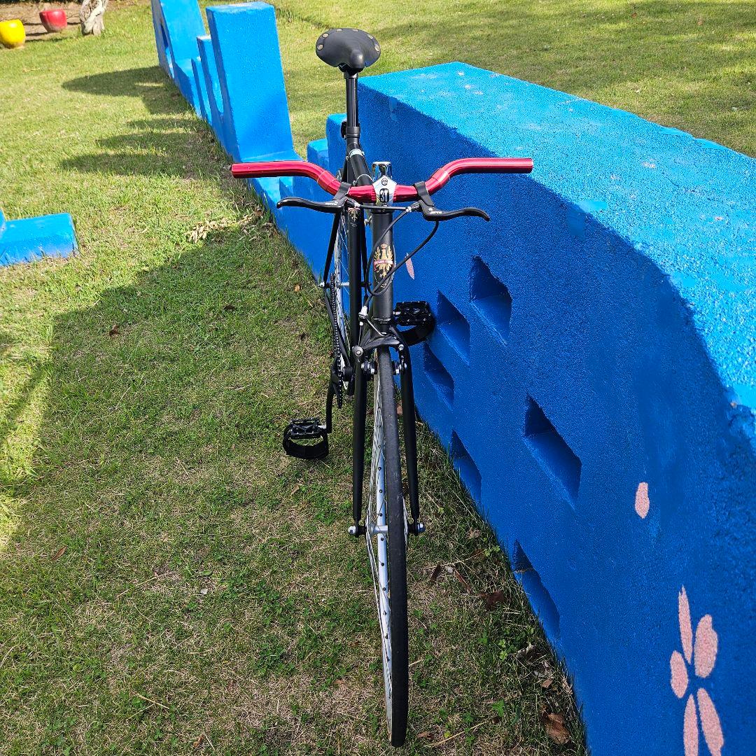 新品!! bianchi nero ビアンキ ネロ　ピスト　固定　綺麗め