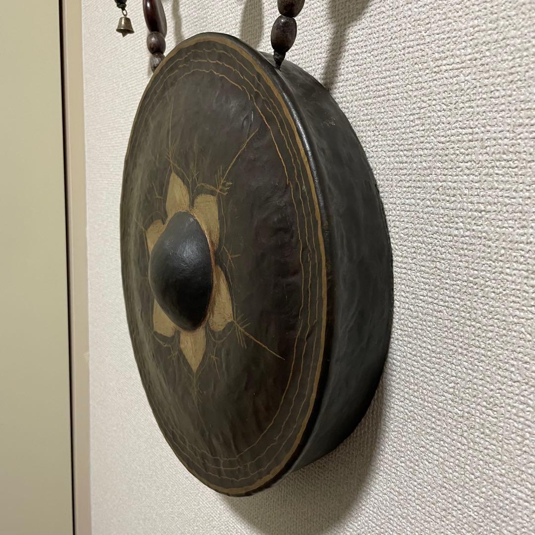 タイ ゴング　直径36cm 重量3 kg / 音程F-3 (マレット付属)