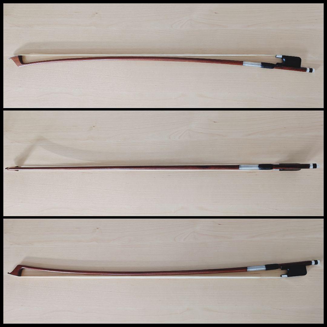 【チェロ弓】LEFIN 丸弓ドイツ 送料込 フルサイズ 中古