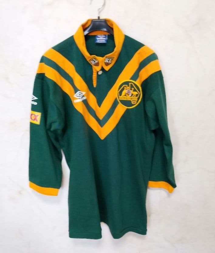 オーストラリア代表（ワラビーズ）ラガーシャツ（未着用品） サイズ「LARGE」