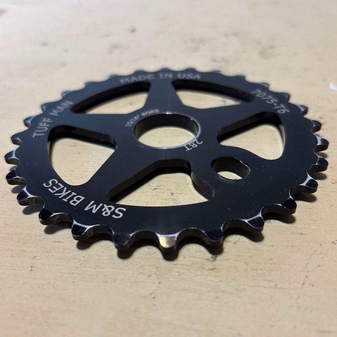 S&M Tuff man Sprocket 28t BMX スプロケット 黒