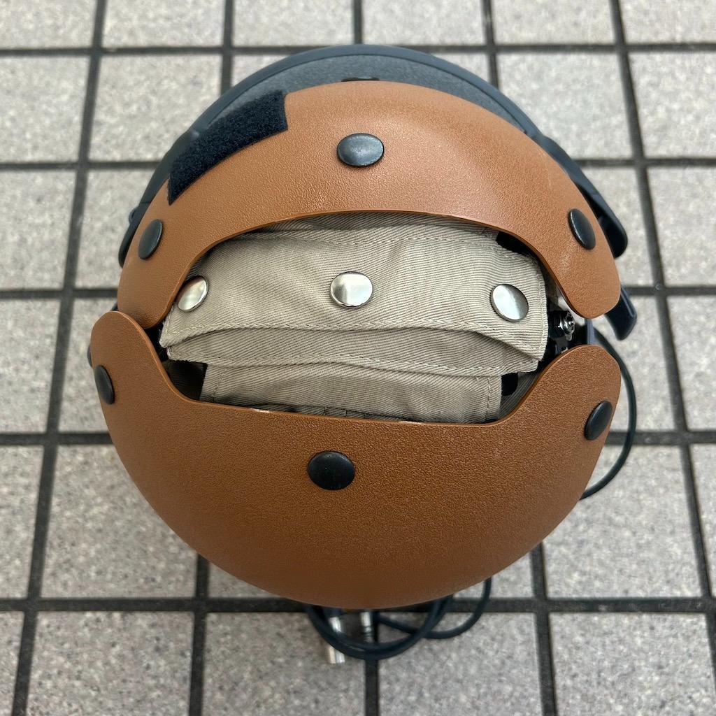米軍　デッキクルーヘルメット　FLIGHT DECK　ブラウン　ミリタリー