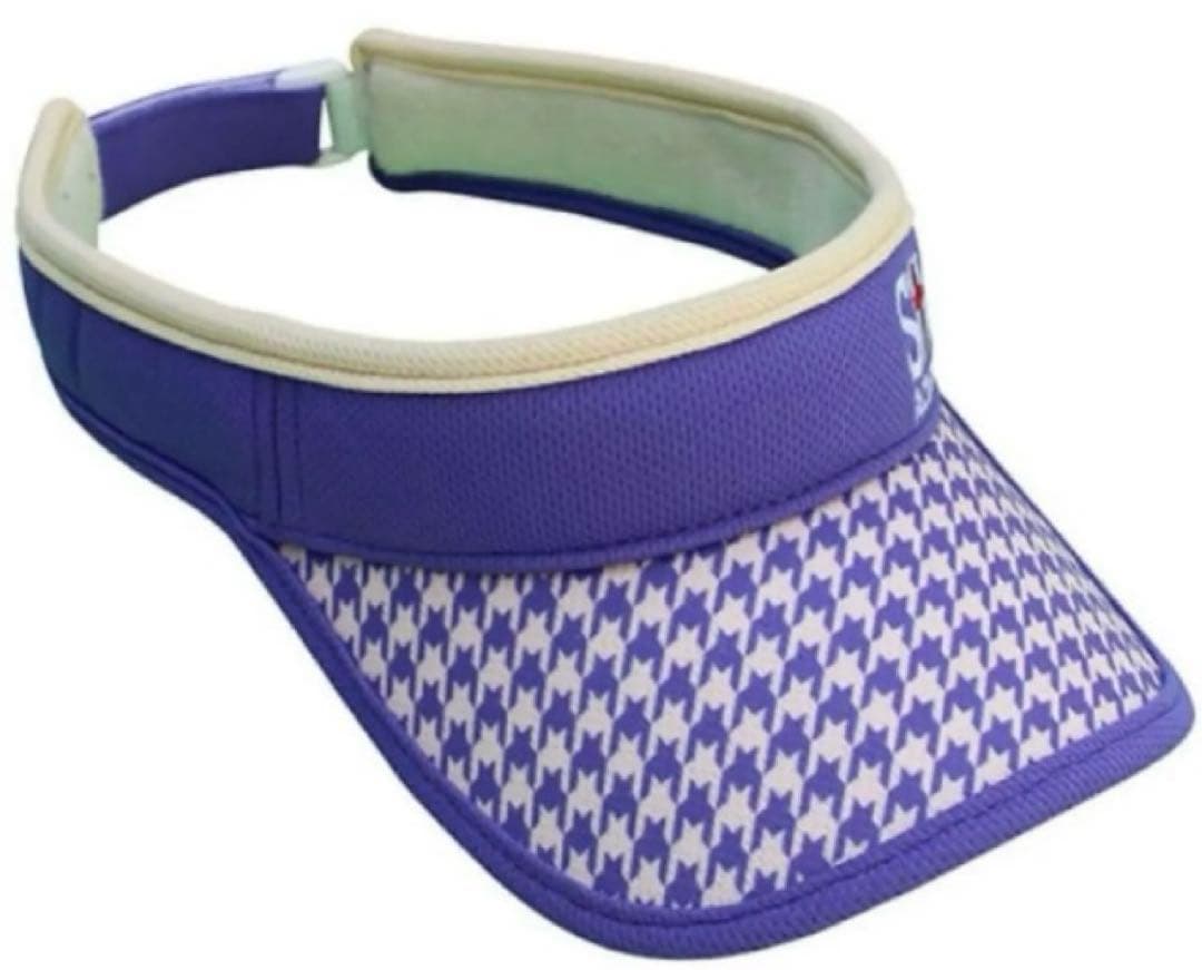 No.36 セントクリストファー ピエドブル柄が可愛いサンバイザー☆アイリス☆