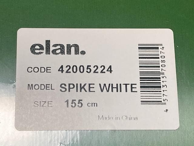 定価￥70400 59%off 2025 ELAN エラン SPIKE 155