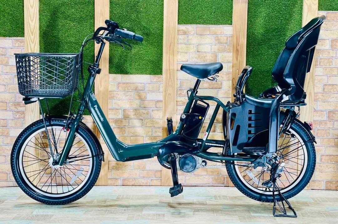 超破格 王様 グリーン ギュットアニーズ子供乗せ電動アシスト自転車 H1248