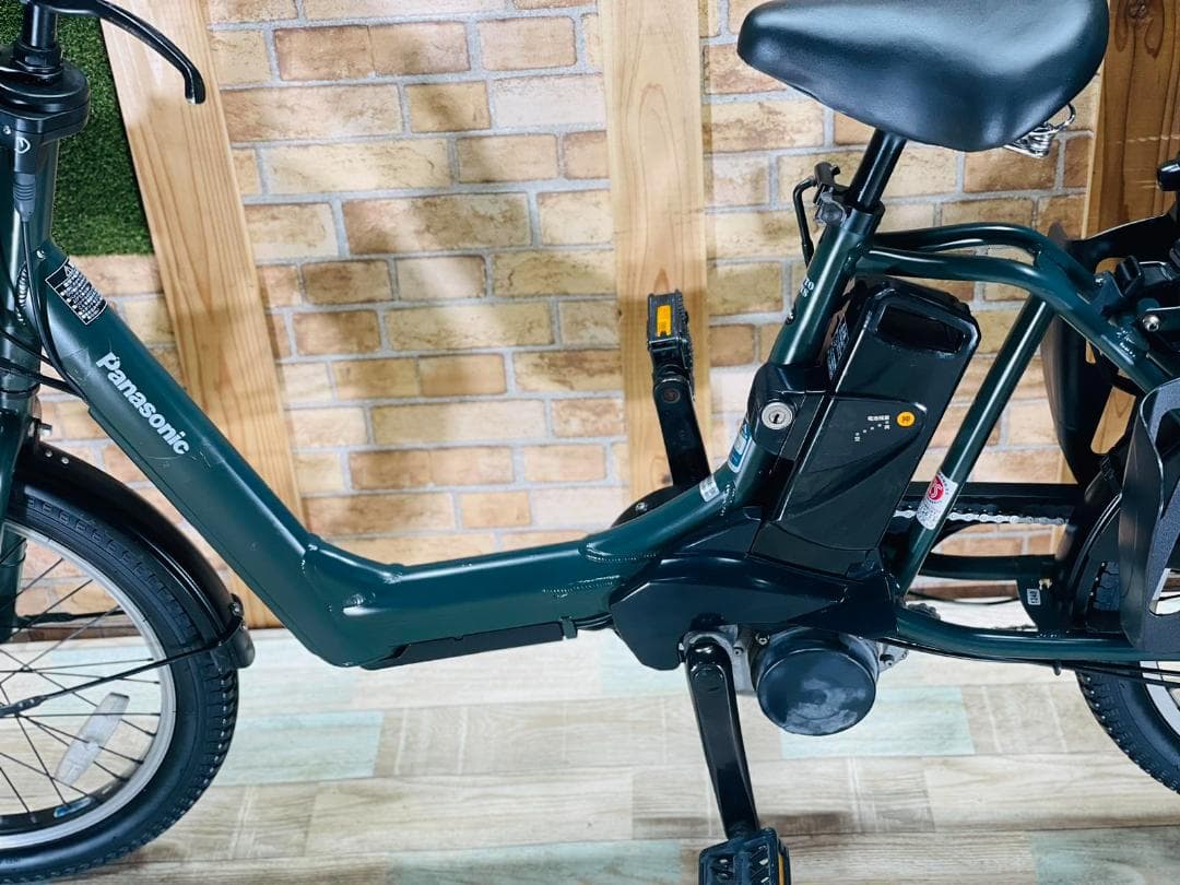 超破格 王様 グリーン ギュットアニーズ子供乗せ電動アシスト自転車 H1248