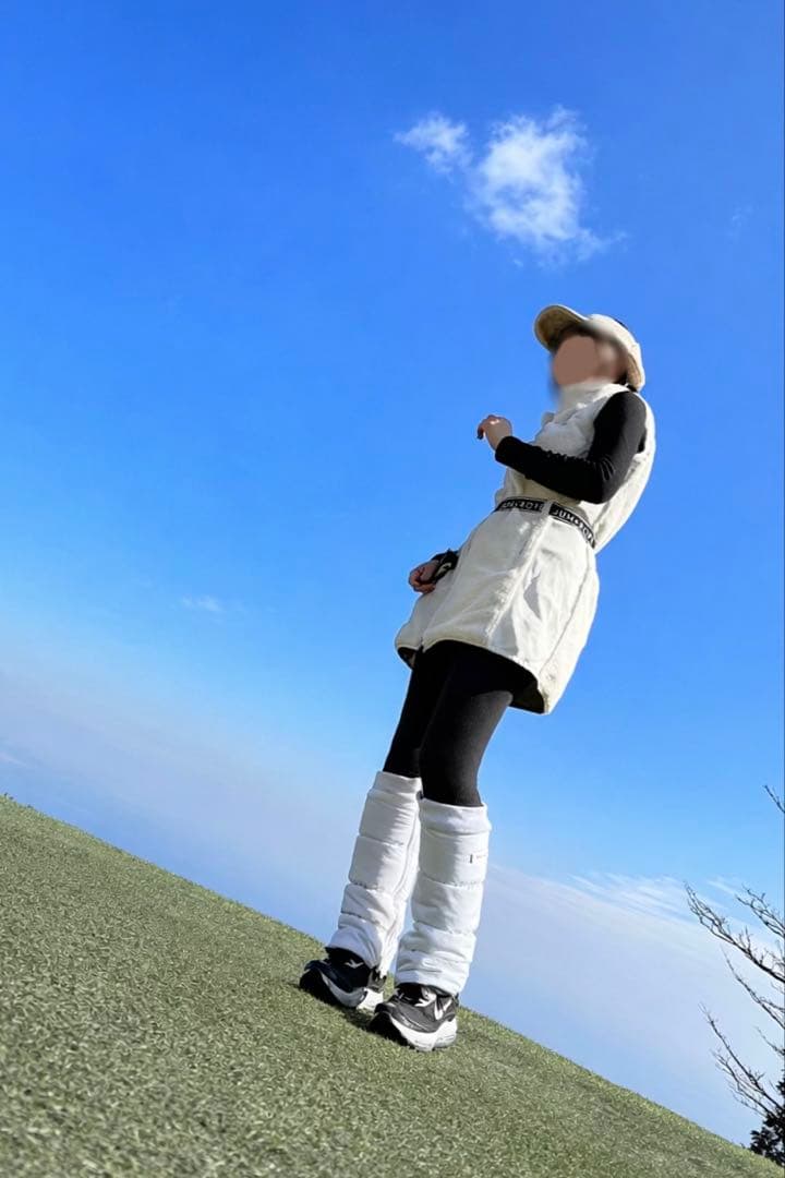 JUN&ROPE ボアワンピース ホワイト