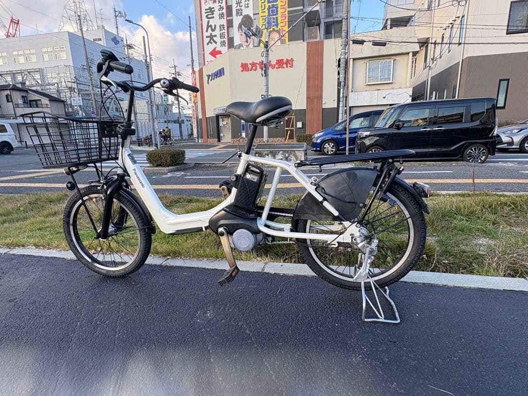 中古20インチPanasonic電動アシスト自転車　16Ah 大阪