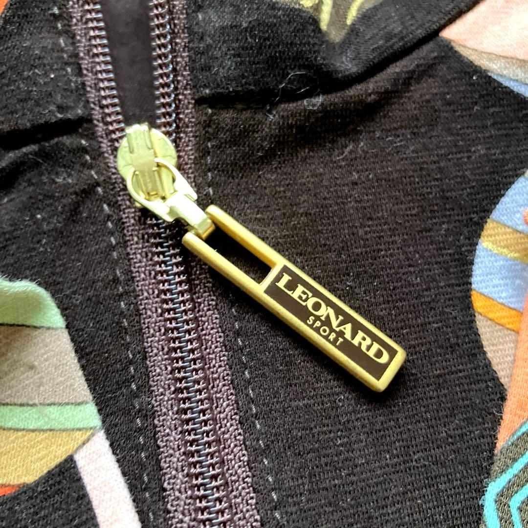 【美品】レオナール LEONARD SPORT 長袖ポロシャツ サイズ42