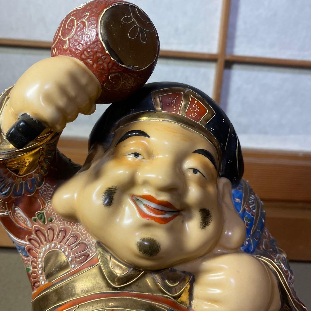 古九谷焼　大黒天置物