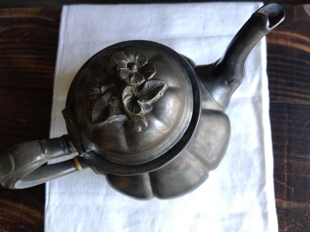 SHEFFIELD ティーポット　刻印付き イギリスアンティーク