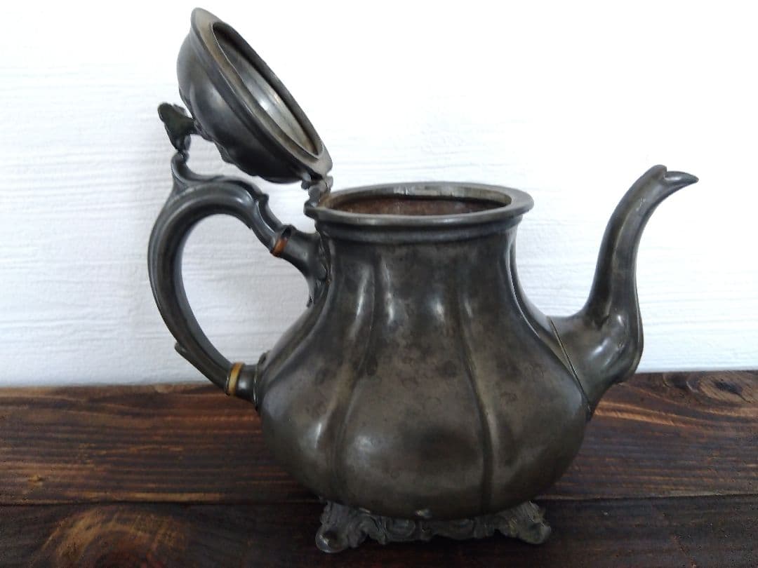 SHEFFIELD ティーポット　刻印付き イギリスアンティーク