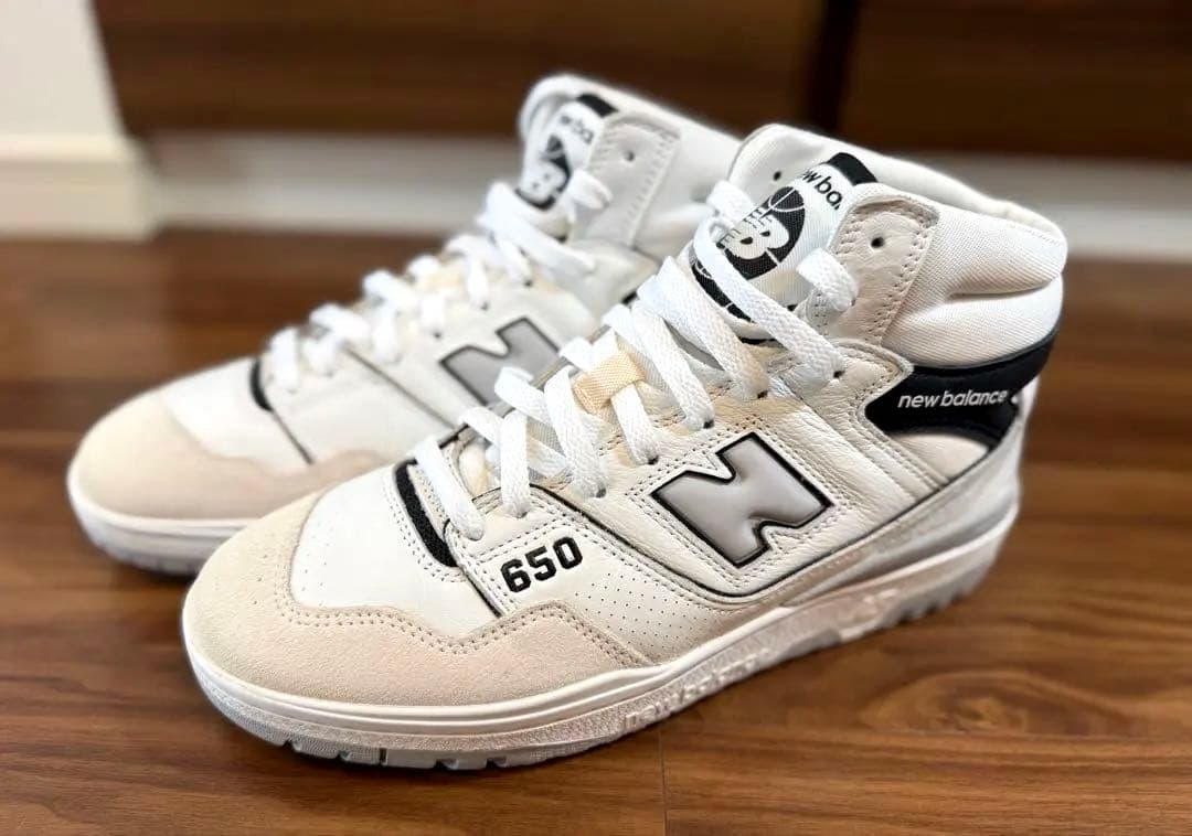New Balance 650RWH ホワイト バスケットシューズ