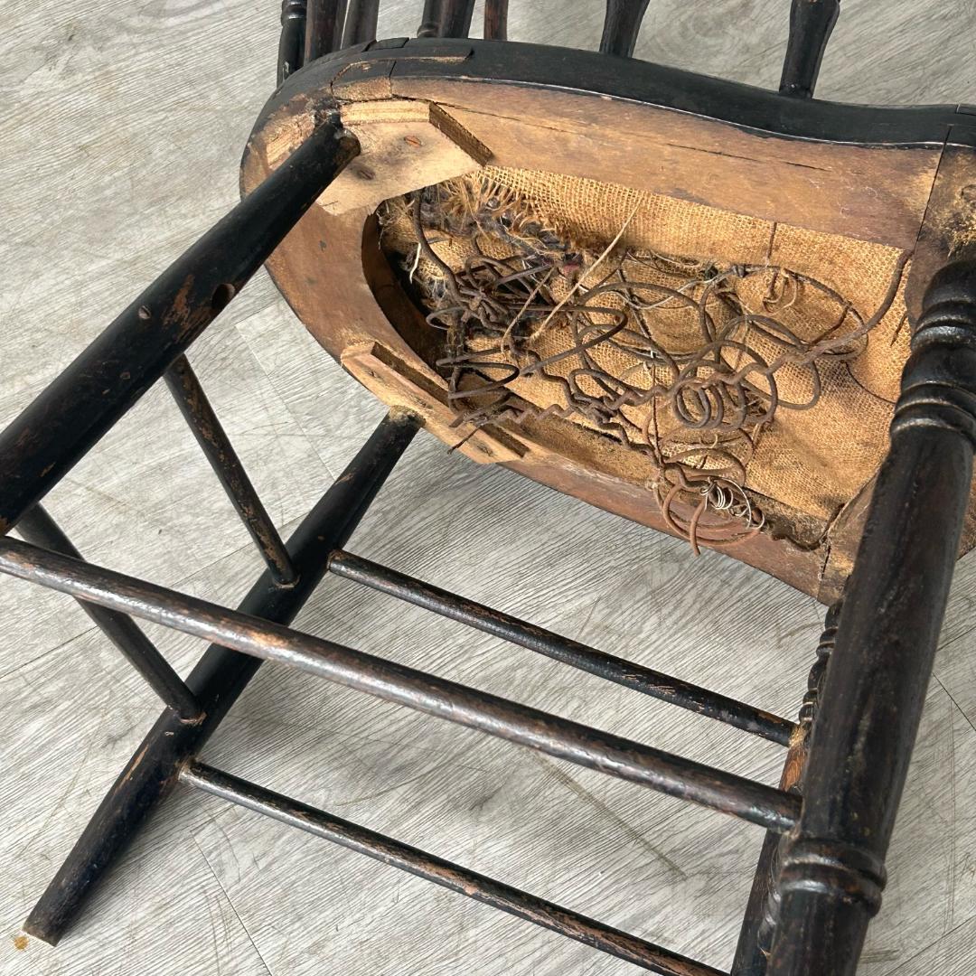 イギリス アンティーク 家具 アーム チェア 1900年頃 椅子 593A