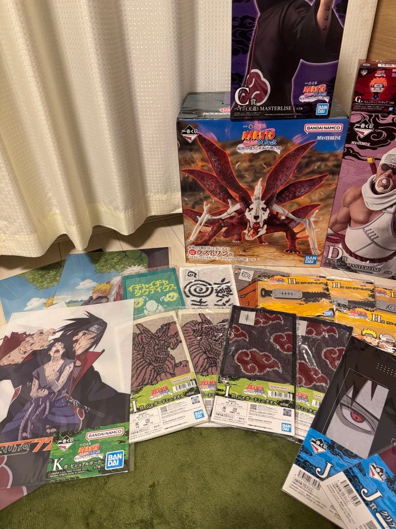 一番くじ NARUTO C賞 D賞 ラストワン賞　フィギュア セット