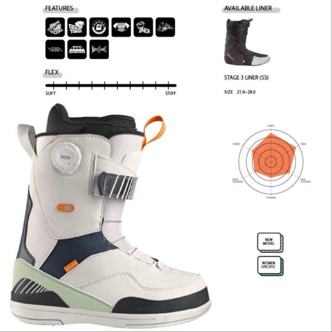 DEELUXE ID LALA 23.5cm スノーボード ブーツ