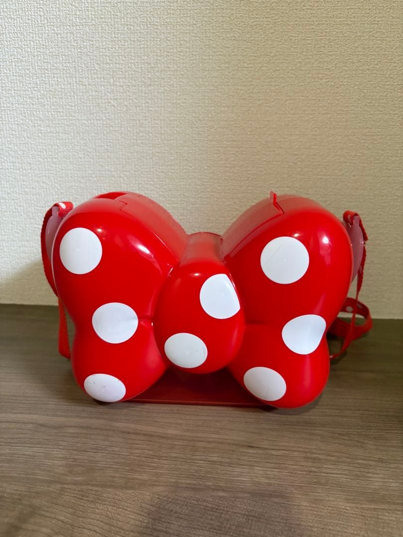 ディズニー ミニーリボン水玉 ポップコーンバケット