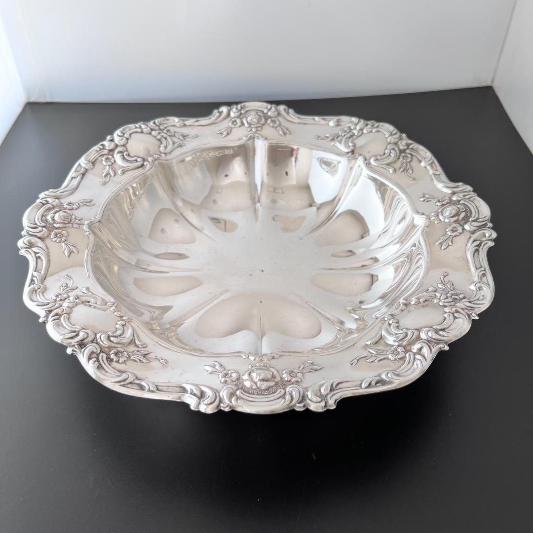 【英国】 ビクトリアンのフルーツスタンド/センターピース　直径29cm