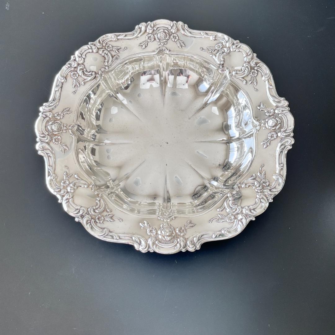 【英国】 ビクトリアンのフルーツスタンド/センターピース　直径29cm