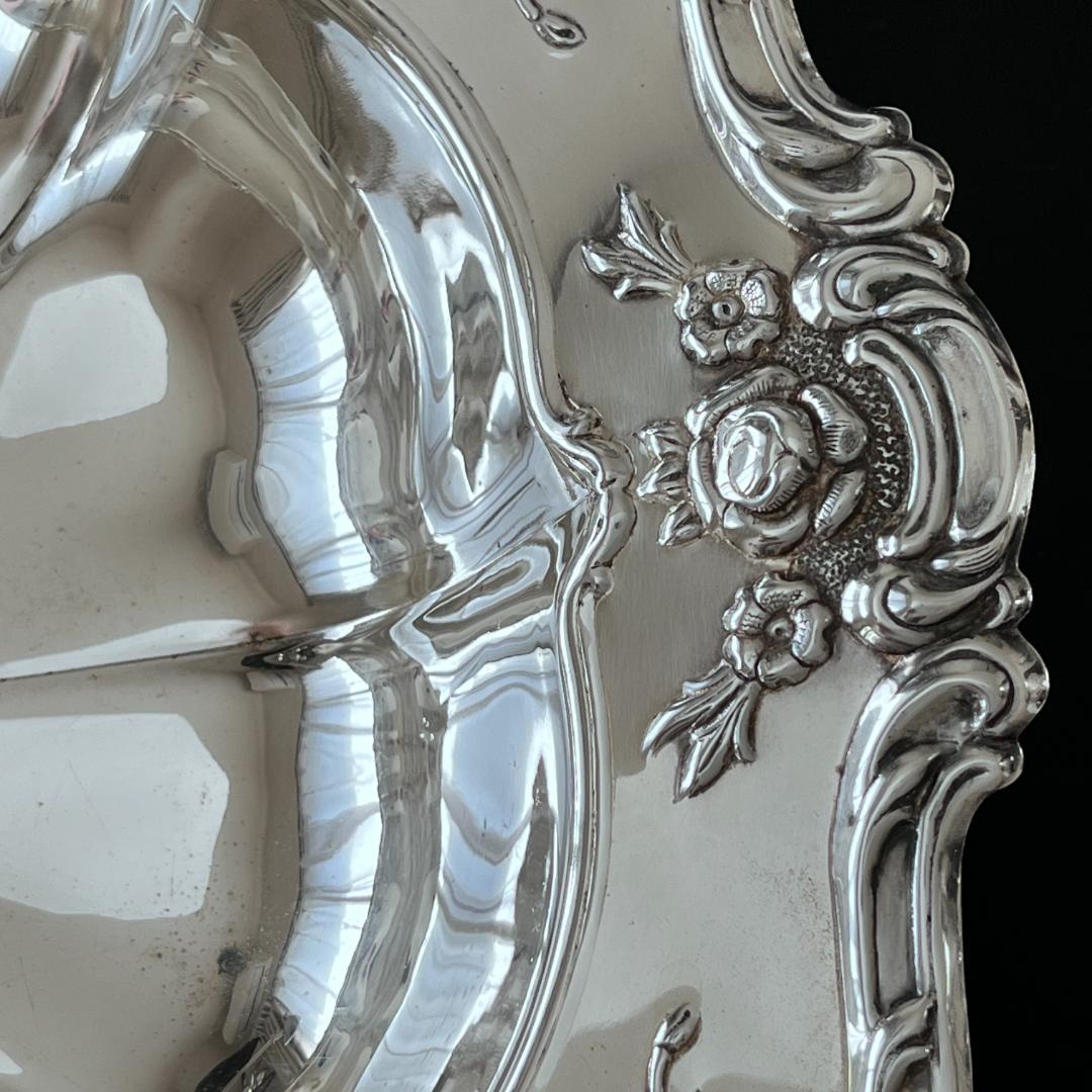 【英国】 ビクトリアンのフルーツスタンド/センターピース　直径29cm