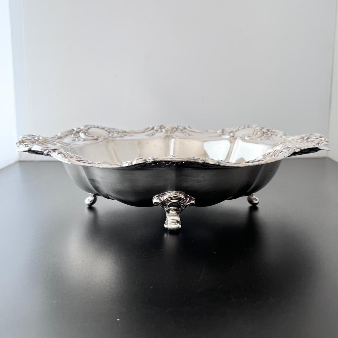 【英国】 ビクトリアンのフルーツスタンド/センターピース　直径29cm